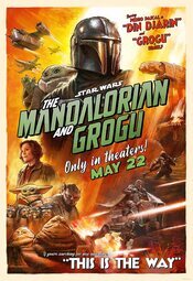 Cartel de The Mandalorian y Grogu
